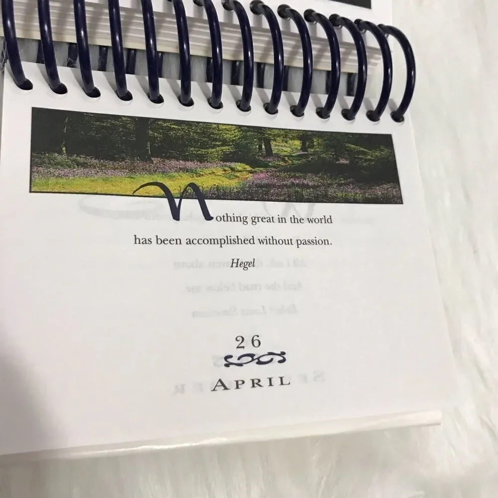 Follow Your Dreams Daily Calendar Motivational‎ Thoughts and Quotes